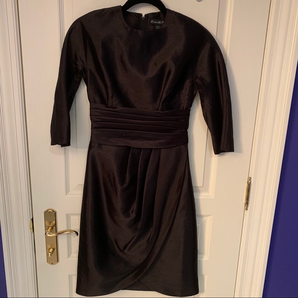 Long sleeve black dress